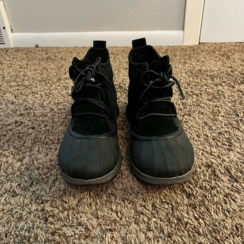 Sorel Black Ankle Boots